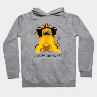 I am an indoor cat - Introvert cat - Indoorsy Hoodie